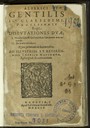 Desputationes Duae. I De actoribus et spectatoribus fabularum non notandis II De abusu mendacii
