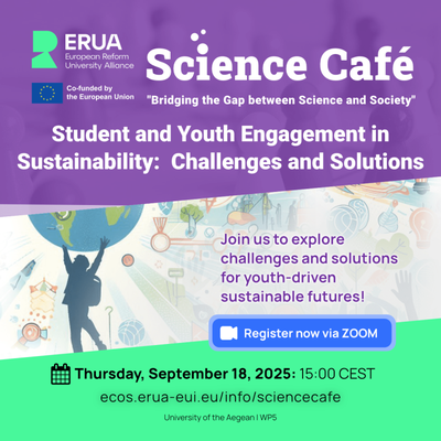 Image - 3rd ERUA Science Café – Youth and Students for Sustainability: Challenges and Solutions