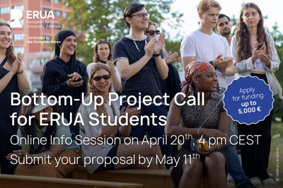 Image - ERUA: Third Bottom-Up Project Call for Students Now Open