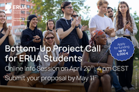 ERUA: Third Bottom-Up Project Call for Students Now Open