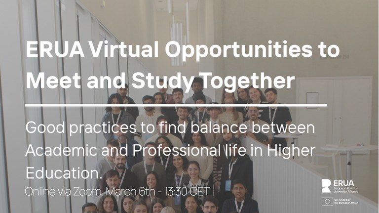 Image - ERUA Virtual opportunities for students to meet and study together
