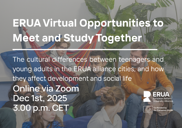 Image - ERUA Virtual opportunities for students to meet and study together
