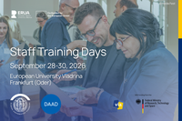 Staff Training Days 2026 at Viadrina Staff Training Days 2026 at Viadrina