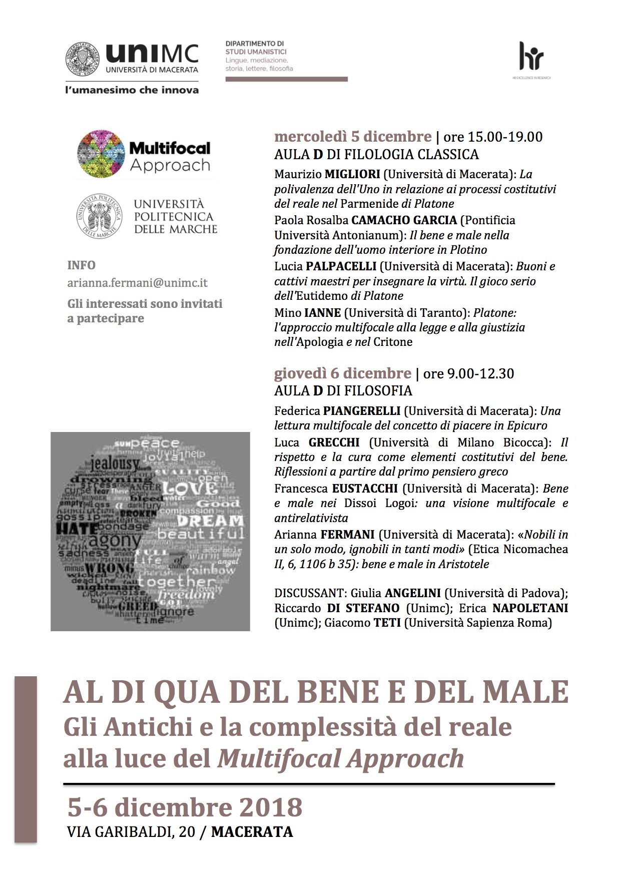 Al di qua del BENE e del MALE