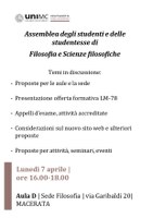 Assemblea STUDENTI 7 aprile