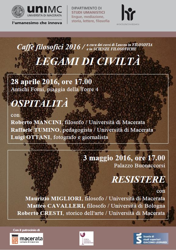 Caffè FILOSOFICI: legami di CIVILTA'