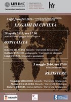 Caffè FILOSOFICI: legami di CIVILTA'