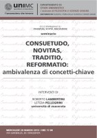TRADIZIONE, NOVITA', INNOVAZIONE