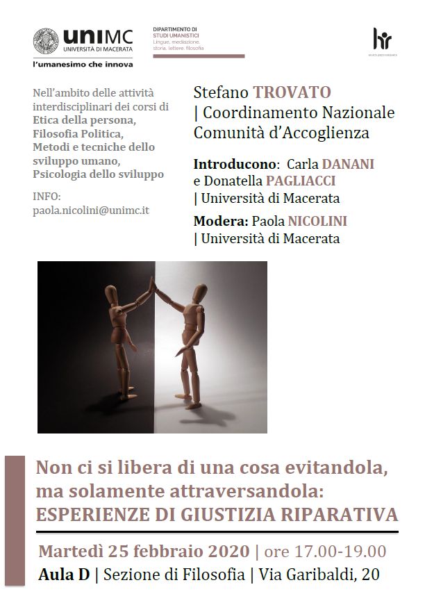 Esperienze di GIUSTIZIA RIPARATIVA