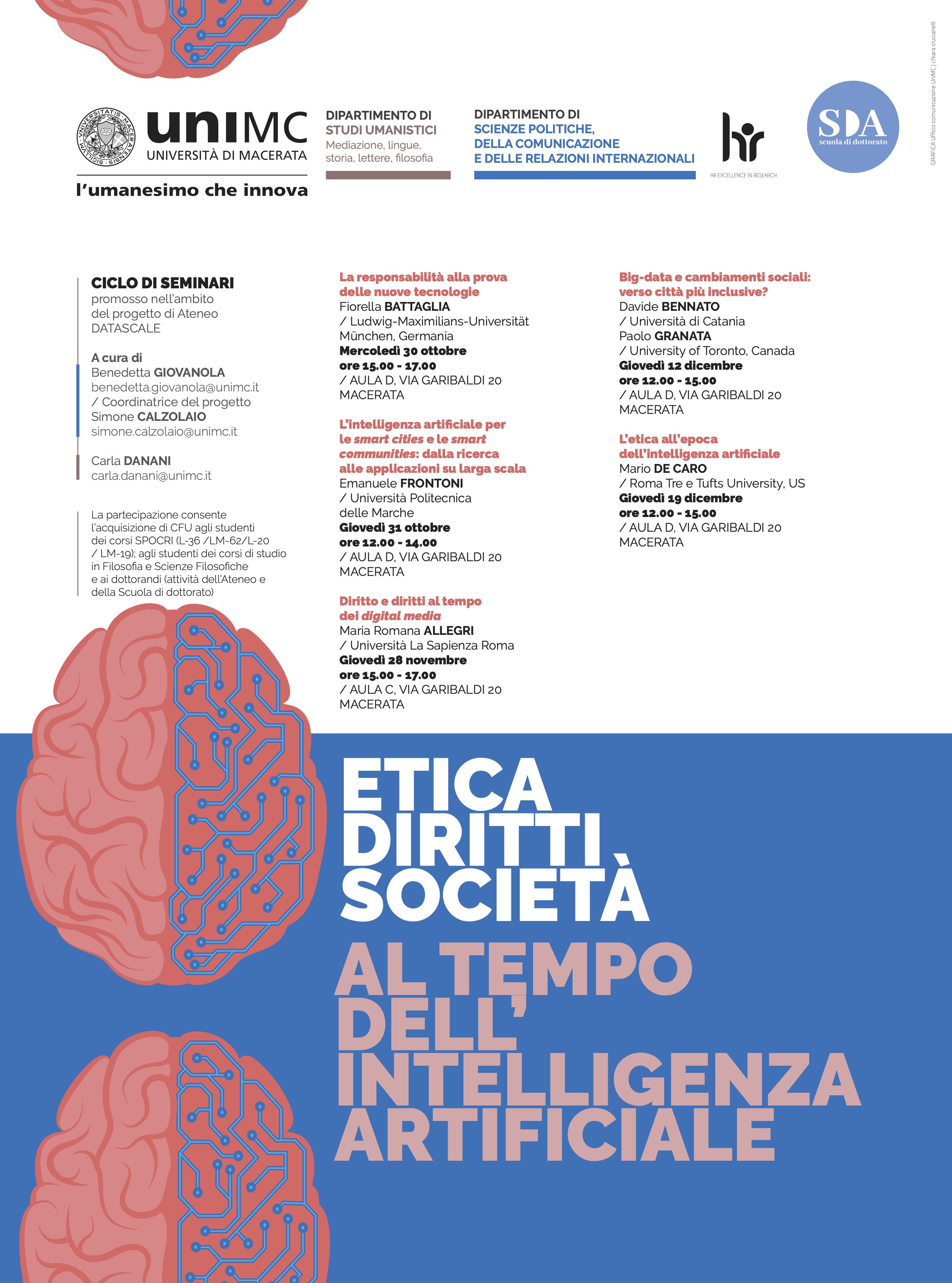 Etica, diritti, società ai tempi dell'Intelligenza Artificiale