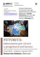 FUTURITA' - Laboratorio per VIVERE e progettarsi nel LAVORO