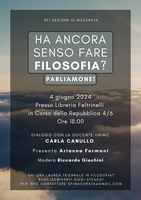 Ha ancora SENSO fare FILOSOFIA?