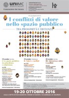 I conflitti di VALORE nello spazio PUBBLICO