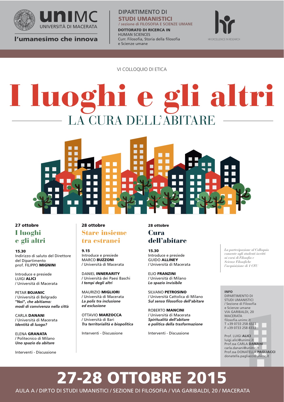 I LUOGHI e gli ALTRI: la CURA dell'ABITARE