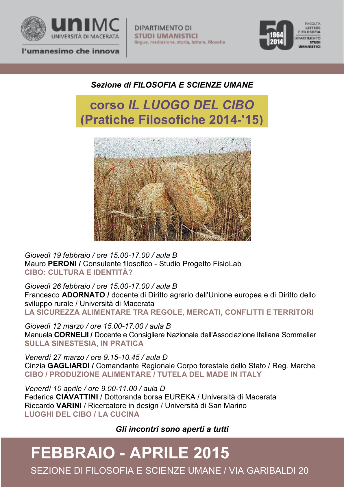 Il LUOGO del CIBO