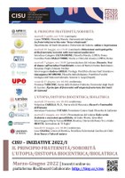 Iniziative del CENTRO interuniversitario per lo Studio delle UTOPIE - Marzo-Maggio 2022