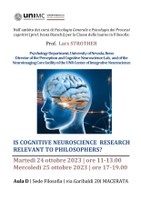 Is Cognitive NEUROSCIENCE Research Relevant to PHILOSOPHERS?