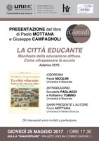 La città EDUCANTE. Manifesto della educazione diffusa