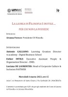 La laurea in FILOSOFIA è INUTILE... per chi NON la POSSIEDE