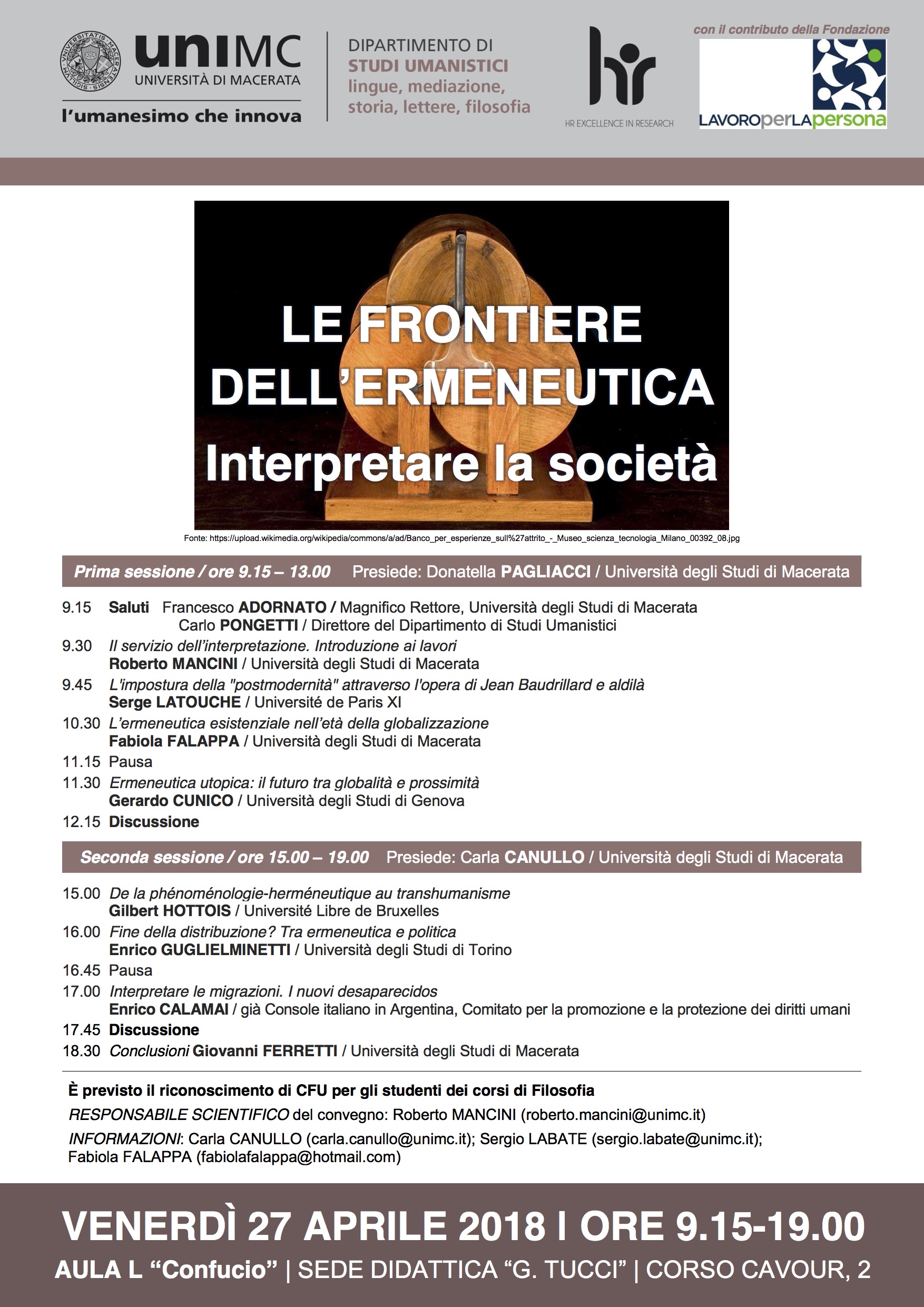 Le frontiere dell'ERMENEUTICA. Interpretare la SOCIETA'