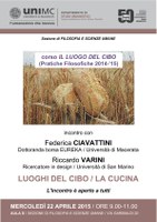 LUOGHI del CIBO: la cucina