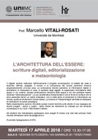 M. VITALI-ROSATI, L'architettura dell'essere