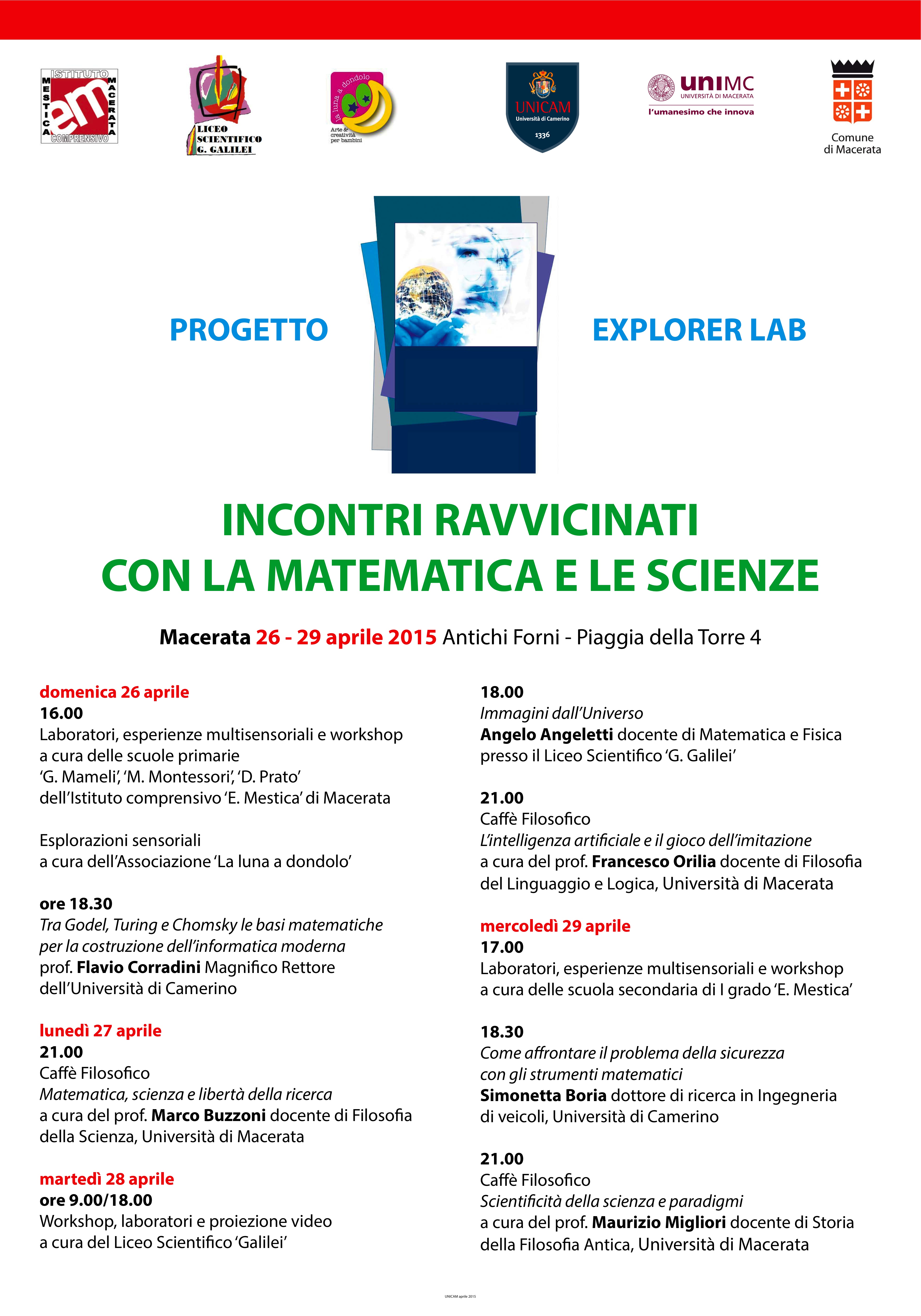 Caffè FILOSOFICI: incontri ravvicinati con la MATEMATICA e con le SCIENZE