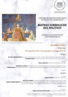 Matrici SIMBOLICHE del POLITICO: Giornata di convegno