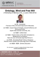 Ontology, Mind and Free Will