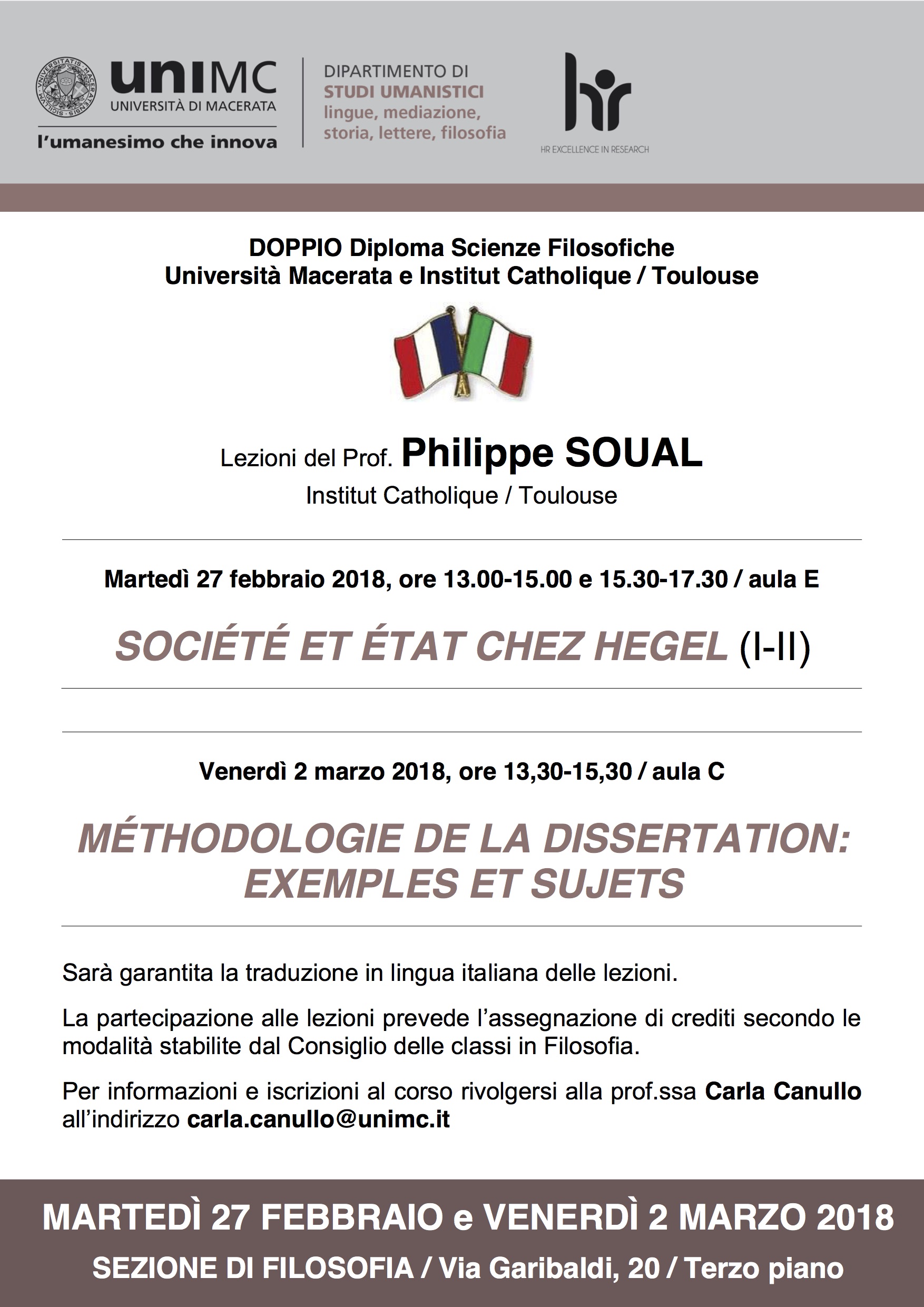 Philippe SOUAL, Institut catholique / TOULOUSE