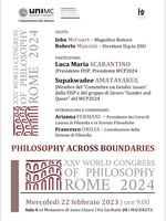 Philosophy across Boundaries
