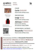 Presentazione del libro di Donatella PAGLIACCI, Dignità umana e vita morale