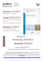 Presentazione di U.G.G. DERUNGS, M. PERRONI, In principio. Una teologia della CREAZIONE e del male