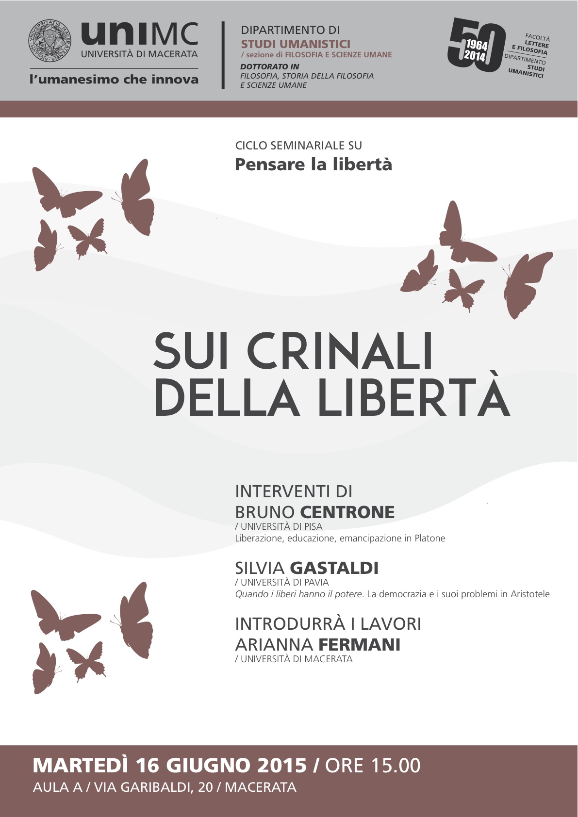 Sui crinali della LIBERTA'