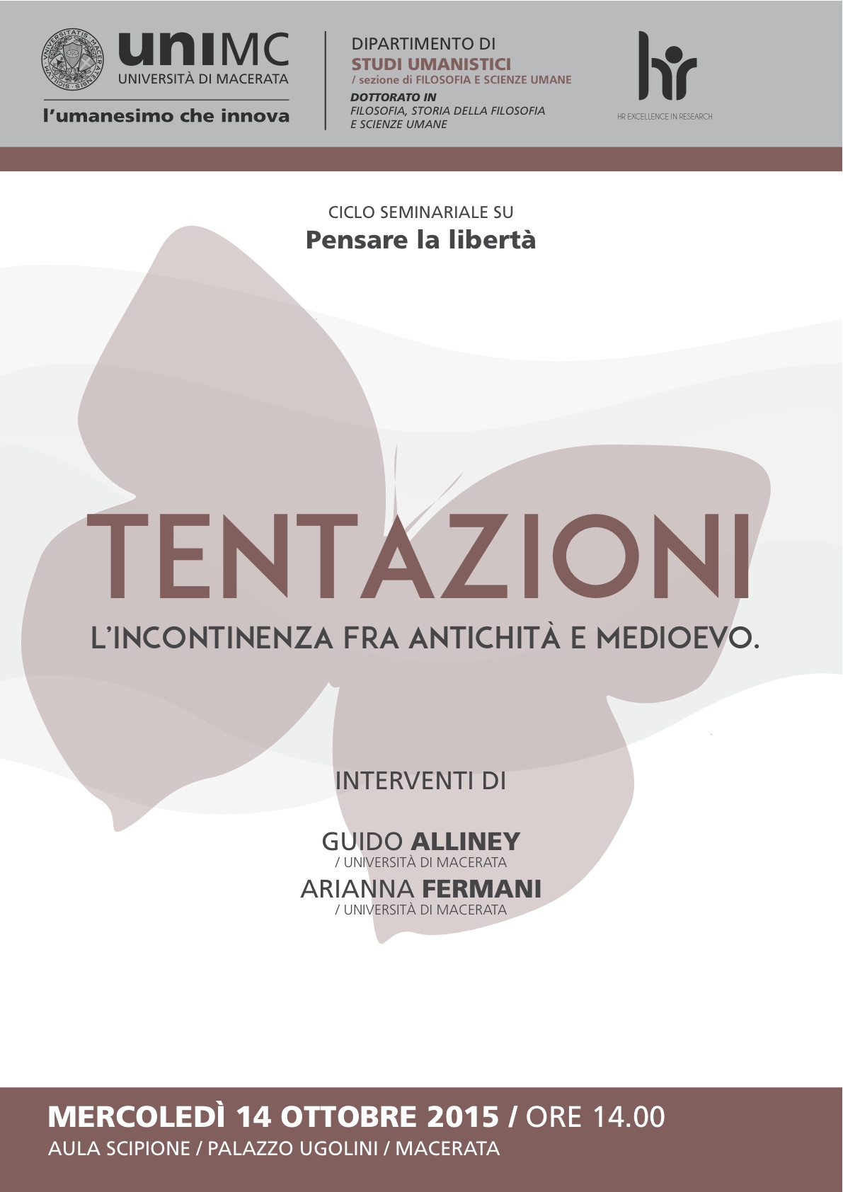 TENTAZIONI: l'INCONTINENZA fra antichità e medioevo