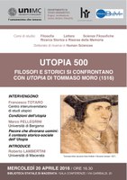 UTOPIA 500: filosofi e storici si confrontano