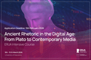 ERUA Intensive Course “Ancient Rhetoric in the Digital Age: From Plato to Contemporary Media”