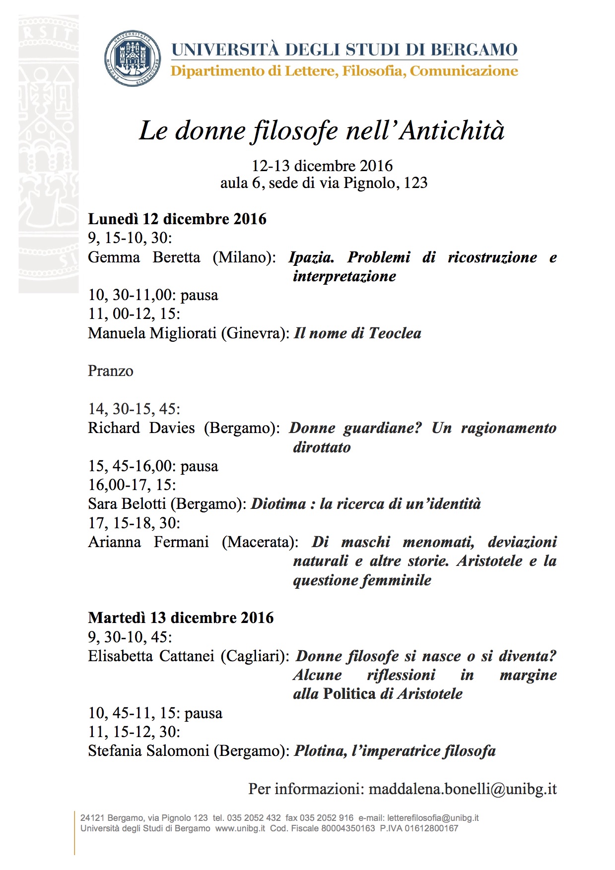 Le DONNE filosofe nell'antichità