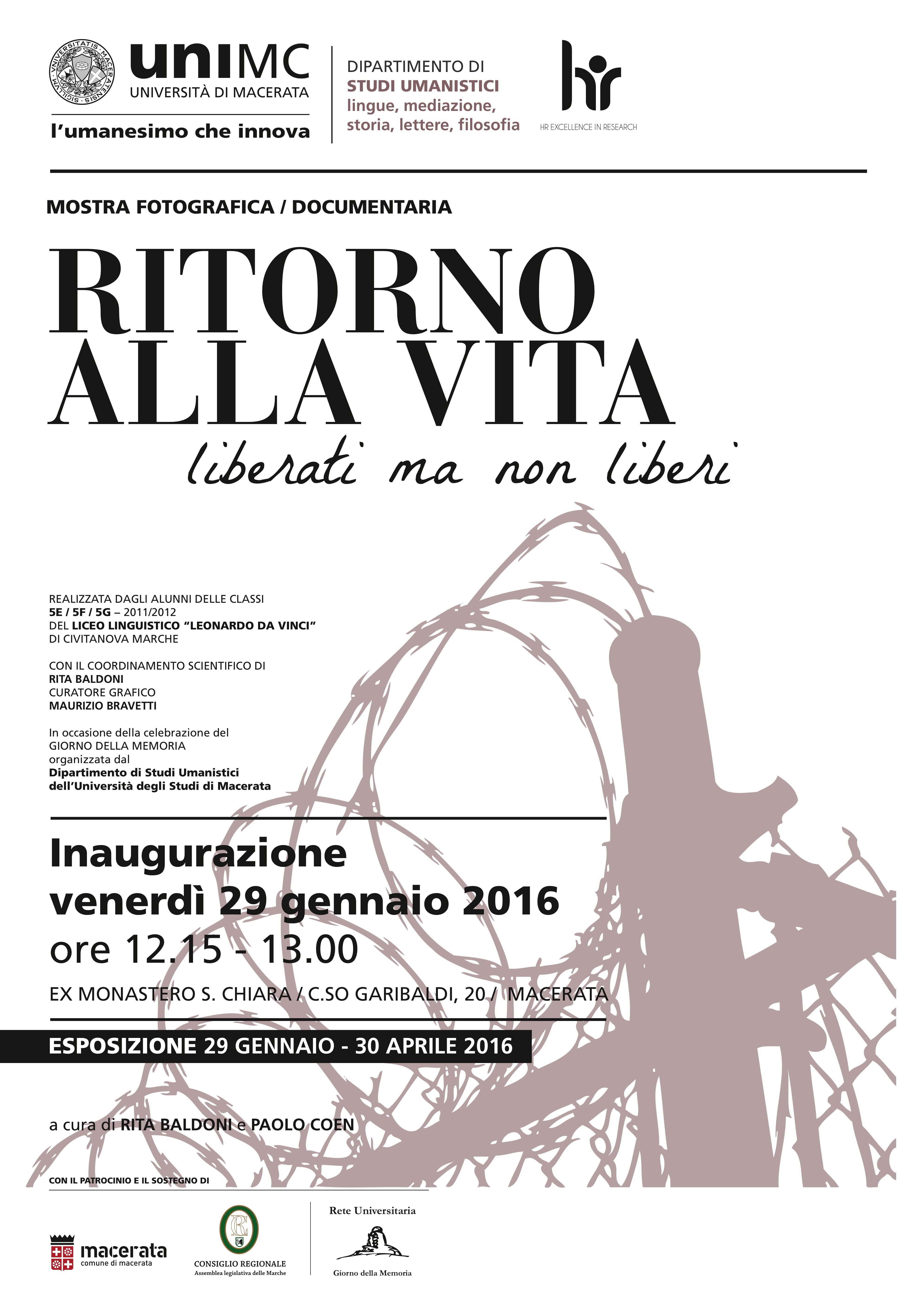MEMORIA della SHOAH e responsabilità presente