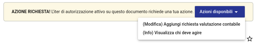 Azioni proponente su passo RPA