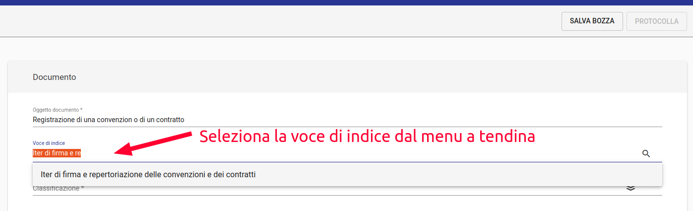 TItulus 5: registrazione convenzione/contratto attivazione flusso