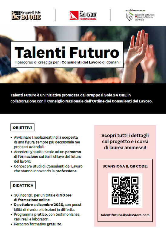 Talenti futuro talenti futuro