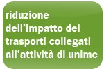 riduzione dell’impatto dei trasporti collegati all’attività di Unimc