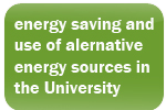 energy saving and use of alernative energy sources in the University