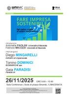 Fare impresa sostenibile. Dal valore creato a quello rendincontato