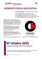 Giornata della matricola 2025