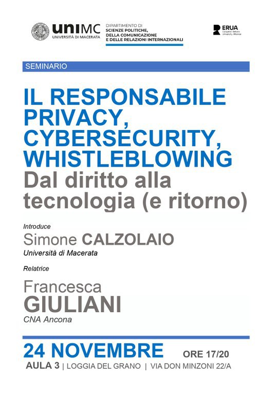 Image - Il responsabile privacy, cybersecurity e whistleblowing