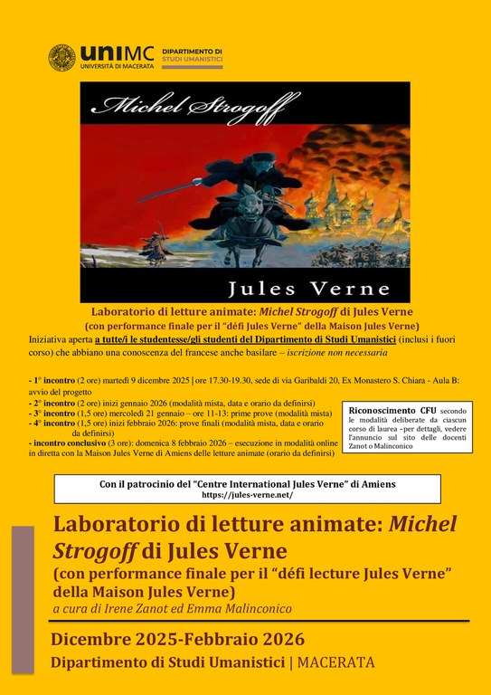 Image - Laboratorio di letture animate: Michel Strogoff di Jules Verne