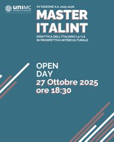 Image - Open Day Online: Master ITALINT