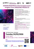Image - Gender research at the European level: insights from ongoing projects